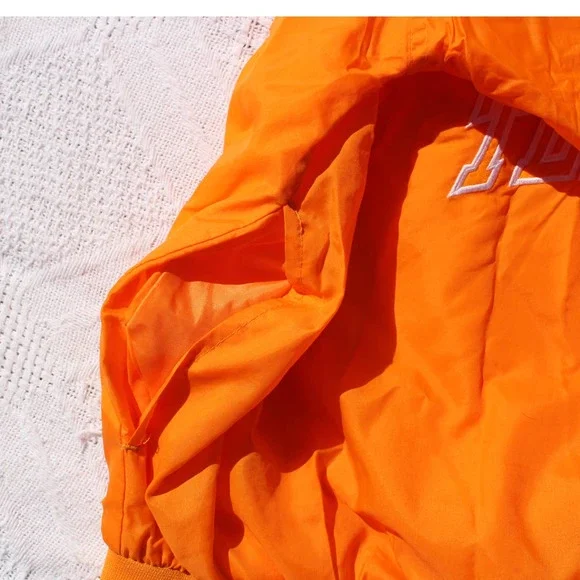 Vintage Logo 7 UT Tennessee Volunteers Orange Windbreaker pullover Large - Picture 7 of 10